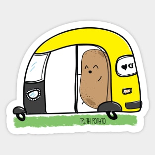 Truth Potato: Bon Voyage Sticker